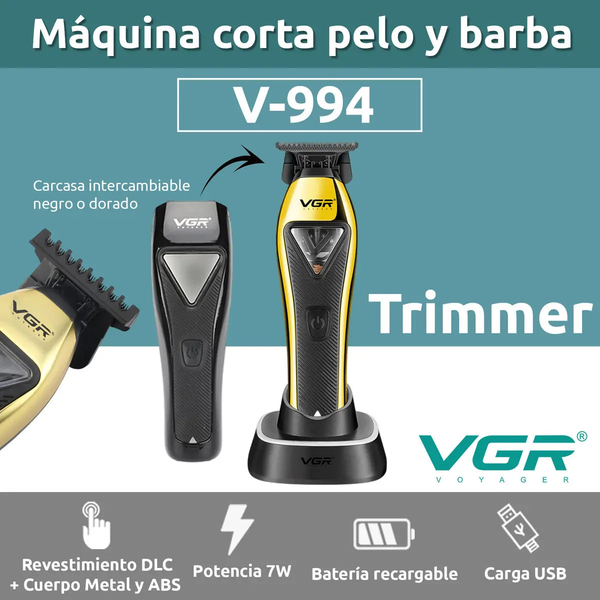 vgr-v-994-professional-hair-trimmer photo 2